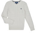 Ralph Lauren Pulóverek LS CABLE CN-TOPS-SWEATER Bézs 10 / 12 Jahre