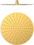 TRES cap de duș 30x30 cm rotund auriu 134315010OM (134315010OM)
