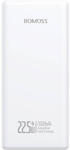  Powerbank Romoss PRC20 20000mAh 22.5W (fehér) (PRC20-151-1133H)