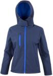 RESULT Core Női Lite kapucnis Softshell kabát XS kék