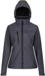 REGATTA Női Venturer 3 rétegű kapucnis soft shell kabát 3XL fekete|szürke