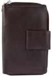Akzent pénztárca, Valódi Bőr, Női - barna, 15x10 cm (ZE-MK-2600-3000016-004)