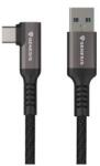 NATEC Кабел, Genesis Cable USB-C(M)->USB-A(M) 3.1 GEN 1, 5GB/S PD15W VR, 3m, Black (NVC-2220)