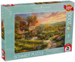 Schmidt Spiele Пъзел Schmidt от 2000 части - Имението с лозята, Томас Кинкейд (59629)