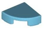 LEGO® 25269c156 - LEGO közepes azúr csempe 1 x 1 méretű, negyed kör (25269c156)