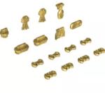 LEGO® 92355c115 - LEGO Friends gyöngyház arany kisállat ápolási kiegészítők - 15 db (92355c115)