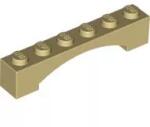 LEGO® 92950c2 - LEGO világos krémszínű (tan) boltív 1 x 6 méretű (92950c2)