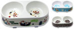  Castron dublu oval melamina 26/14/5 cm