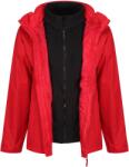REGATTA Férfi klasszikus 3 az 1ben kabát S vörös