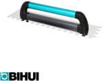 BIHUI PTSM10 svájci fogazott glettvas 10x10 mm - 480x120 mm (0, 8 mm vtg inox penge - alu nyél) (PTSM10)