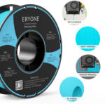  Eryone Matt PLA filament - Tengerkék (B0101036)