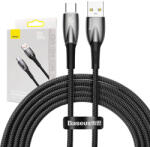 Baseus Glimmer USB-A - USB-C töltőkábel, 100W, 2m (fekete)