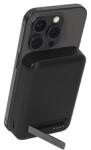 Belkin BoostCharge Pro power bank - mágneses, vezeték nélküli, Qi2, 10.000mAh, 15W, állvány, fekete (BPD008BTBK)
