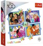 Trefl Puzzle Trefl 4 in1 Minunata Lume Disney, 35/48/54/70 piese Puzzle
