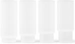 ferm LIVING Чаша за дълги напитки RIPPLE 300 ml, комплект от 4 бр. , бял, твърди LIVING (FERM1104269323)