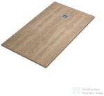 becrisa PALMA DECO 100x130 cm-es (A oldal x B oldal, lásd műszaki rajz) zuhanytálca, roble natural PAD24L100X130 (PAD24L100X130)