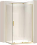 Rea Cabina de dus dreptunghiulara Rea Montana cu usa culisanta 100x90 auriu periat (KPL-K2508)