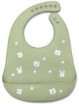 Lorelli Силиконов лигавник с джоб Lorelli - Natural, Fresh Green (10230670004) - baby