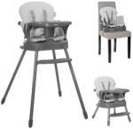 Lorelli Столче за хранене 3 в 1 Lorelli - Siesta, Grey Leather (10100532506) - baby