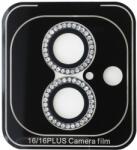 Guess Apple iPhone 16 / 16 Plus Guess Glitter lencsevédő (Ezüst) - GUCL162SGGS