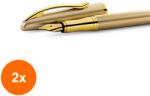 Pelikan Set 2 x Stilou Jazz Noble Elegance P36, Yellow Gold, Pelikan (REH-2xHRZ-821704)