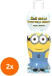 Air Val Set 2 x Gel de Dus si Sampon Copii Minions, cu Figurina 1D, 400 ml (ROC-2xAIRVAL00109)