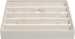 Stackers Casetă pentru bijuterii Stackers Croc cu cinci compartimente classic putty (74352)