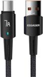 Essager Sunset USB-USB-C 7A 2m kábel (fekete) (EXC7A-CGA01-P)