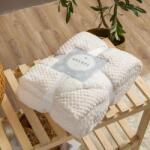 SN Pătură Sherpa din lână de miel Culoare: Crem Patura