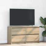vidaXL sonoma tölgy színű szerelt fa TV-szekrény 100x35x54 cm (861798)