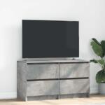 vidaXL betonszürke szerelt fa TV-szekrény 100x35x54 cm (861799)