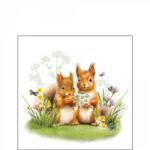Ambiente Little squirrels papírszalvéta 25x25cm, 20db-os