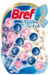Bref Power Aktiv Perfume Switch WC-frissítő és WC-illatosító blokk triopack (White Lavender & Cotton Flower) - 3x50 g