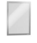 DURABLE Infokeret Duraframe, öntapadó, mágneses kerettel, A/4, ezüst, 2 darab/csomag (487223)