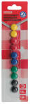 Office Products Mágnes kerek, 15 mm, 10 darabos, Office Products