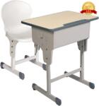 OOKEE Set mobilier scolar individual cu inaltime reglabila 64 - 79 (YCXY09041)