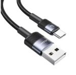 USAMS SY cablu de date (USB - Tip-C, 6A, încărcător rapid PD, 120cm, șiret) NEGRU SJ718USBSG01 (SJ718USBSG01)