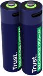 Trust újratölthető AA elem USB-C csatlakozással 2db 25584 (25584)