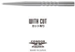 Condor Darts Accessories Darts hegy steel Condor Beak Point gyűrűs ezüst 46mm