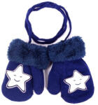  Yo! club téli kesztyű 10 cm - sötétkék/csillag - babastar