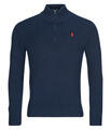 Ralph Lauren Pulóverek PULL DEMI ZIP EN COTON Tengerész EU S