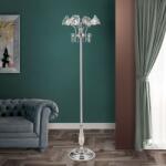 ORION Lampadar, Lampa de podea design clasic LA BOHEME, argintiu antic (Stl 12-1108/4 altsilber/479 Schliff OR)