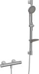 Hansa Baterie dus Hansa Prisma, aparenta, termostat, coloana dus, crom, 48130421 (48130421)
