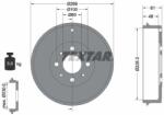 TEXTAR Tambur frana TEXTAR 94027200 (94027200) - automobilus