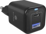 RaidSonic Icy Box IB-PS1020-PD USB-A / USB-C Hálózati Töltő Adapter 20W - Fekete (IB-PS1020-PD)