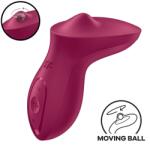 Satisfyer Stimulator Exciterrr, 10 Moduri Vibratii, 13 Moduri de Miscare Bila, Silicon, USB, Burgundy Vibrator