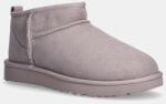 Ugg cizme de zăpadă din piele întoarsă Classic Ultra Mini culoarea violet, 1116109-PSK 9BYH-OBD1KR_04X (1116109.PSK)