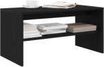 vidaXL fekete tölgy színű szerelt fa TV-szekrény 80 x 40 x 40 cm (859110)