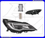 OPEL ASTRA K 2020.06-től /B16/ Fényszóró jobb (H7/H1/LED) fekete házas, motorral, LED vezérlő nélkül nappali fényhez/helyzetjelzőhöz MAGNETI MARELLI 719000000119