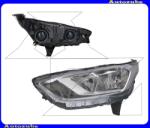 FORD TRANSIT CONNECT 2 2018.05-2022.04 Fényszóró bal (H7/H15/PW24W) króm betétes (motorral) TYC 20-19328-05-2